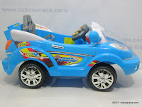 Mobil Mainan Aki ELITE 633R SPACE SUPER COP dengan BOOM BOX 4