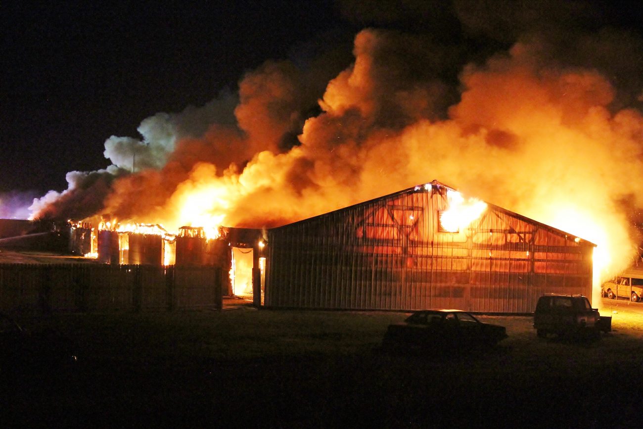 Fire at classic car lot destroys around 150 historic vehicles