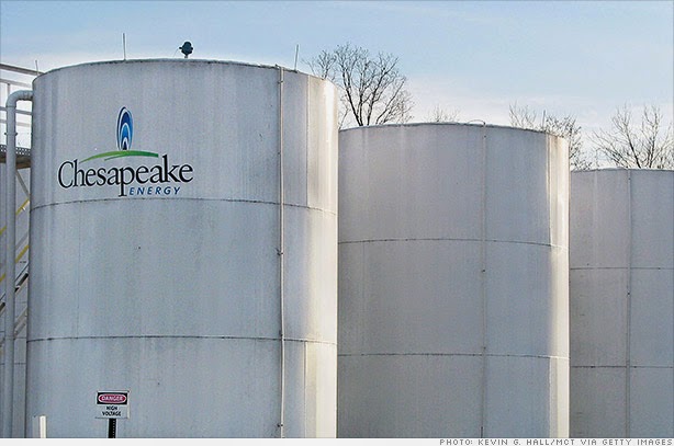 Chesapeake Energy storage tanks