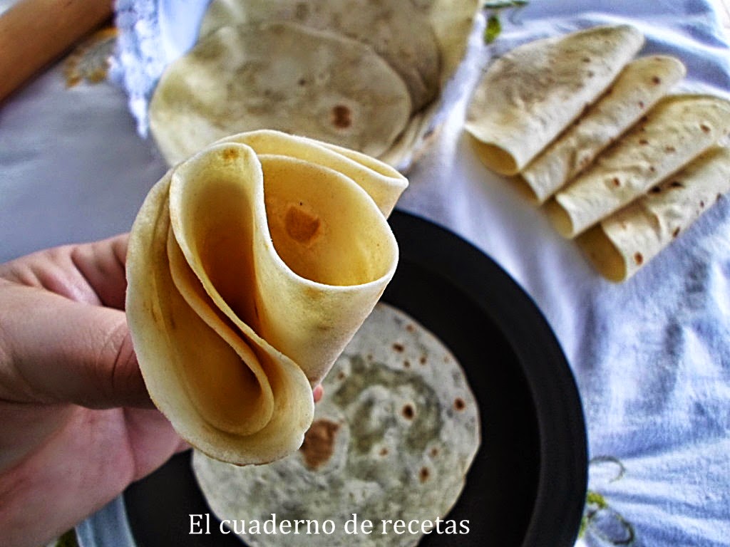 El cuaderno de recetas Tortillas de Harina {Cocina Mexicana}