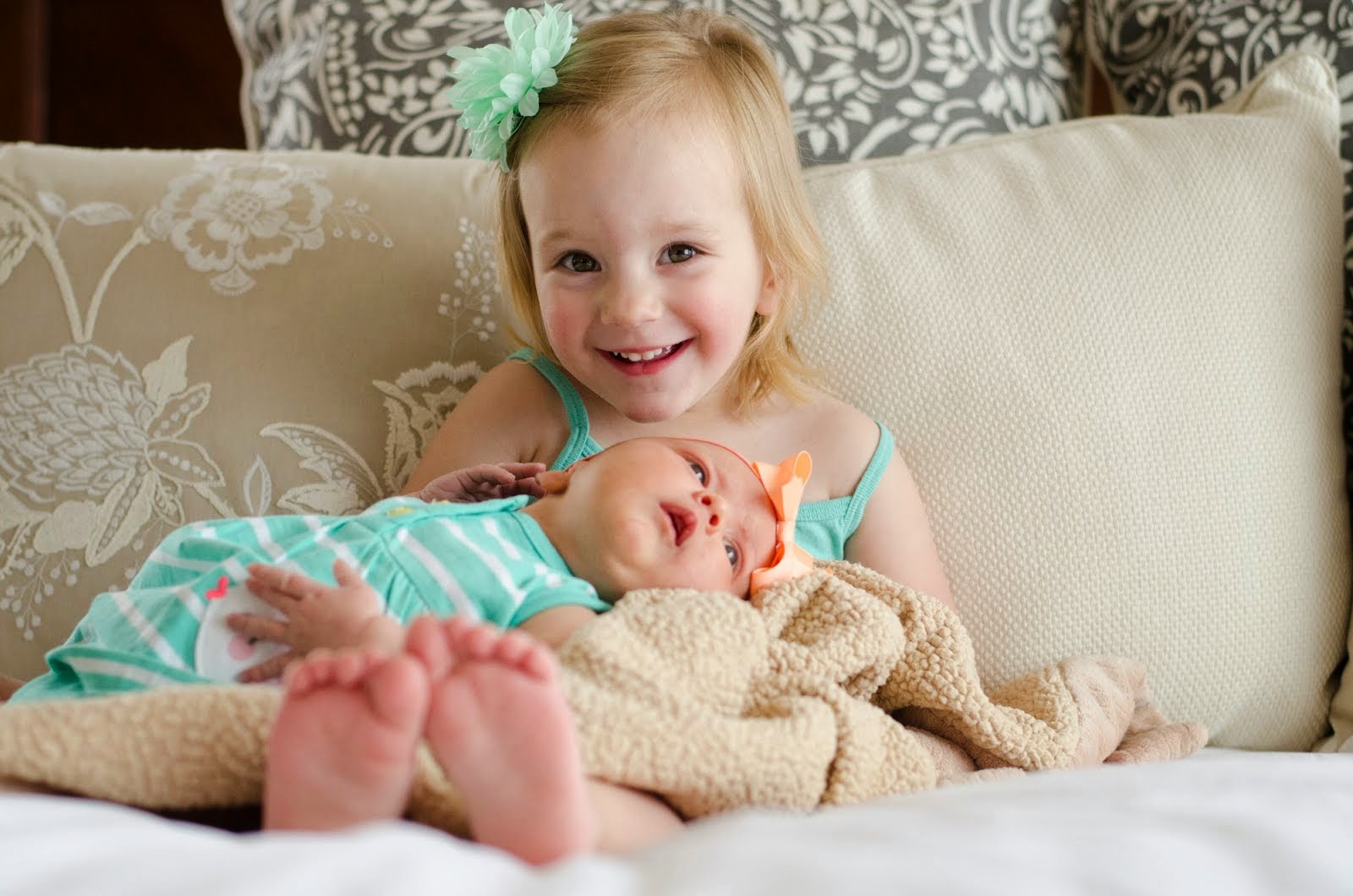 My favorite girls, Sophie and Sadie, future cooks