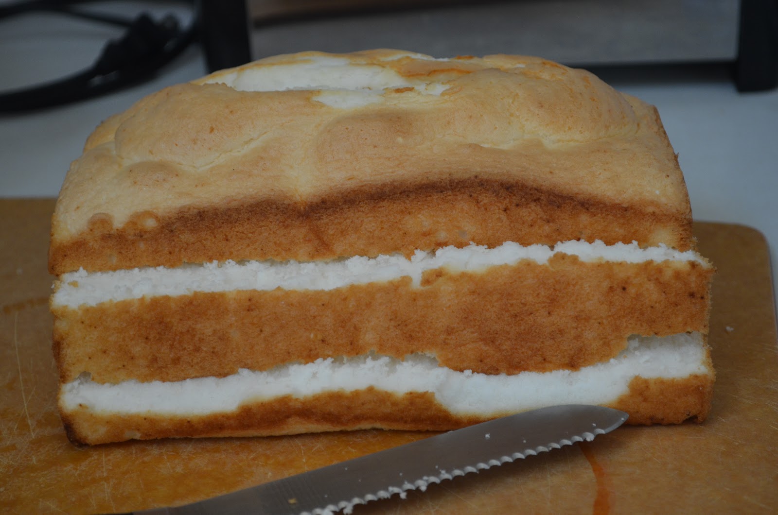 Neapolitan Angel Food Cake with Cool Whip Frosting Eclectic Momsense