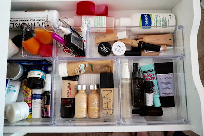 How to organize your makeup drawers