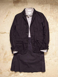 FWK by Engineered Garments Baker Jacket in Dk.Navy High Count Twill Spring/Summer 2015 SUNRISE MARKET