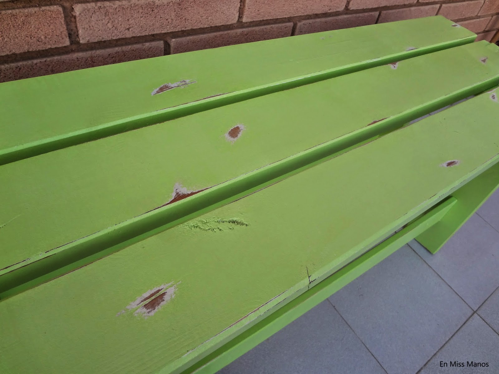 En Miss Manos: Banco de madera para mi rincón de ensueño