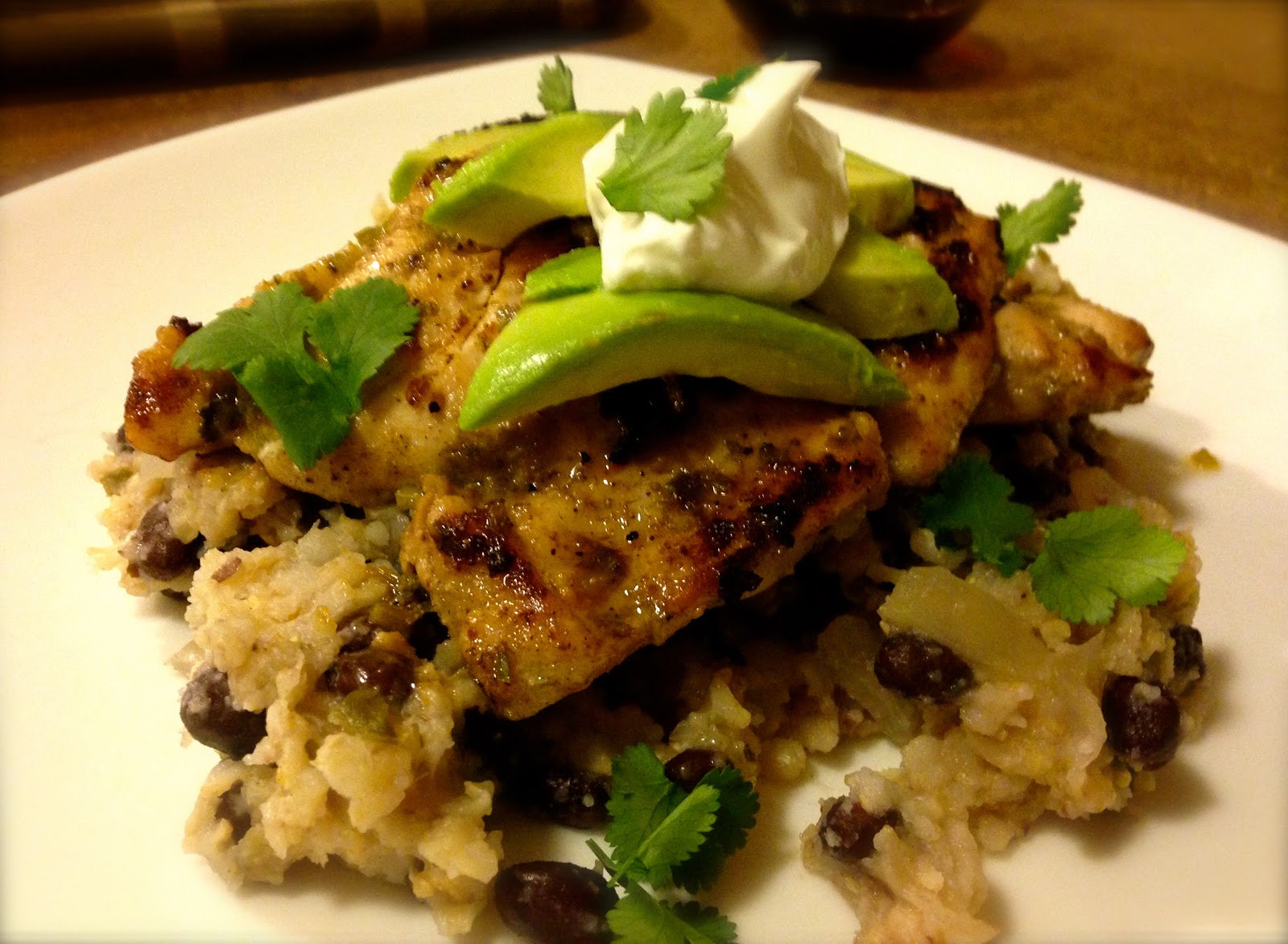 Hey.Yo.Momma Cuban Chicken with Slow Cooker Black Beans & Rice