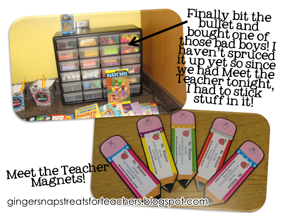 Ginger Snaps Classroom Reveal and Must Haves Monday