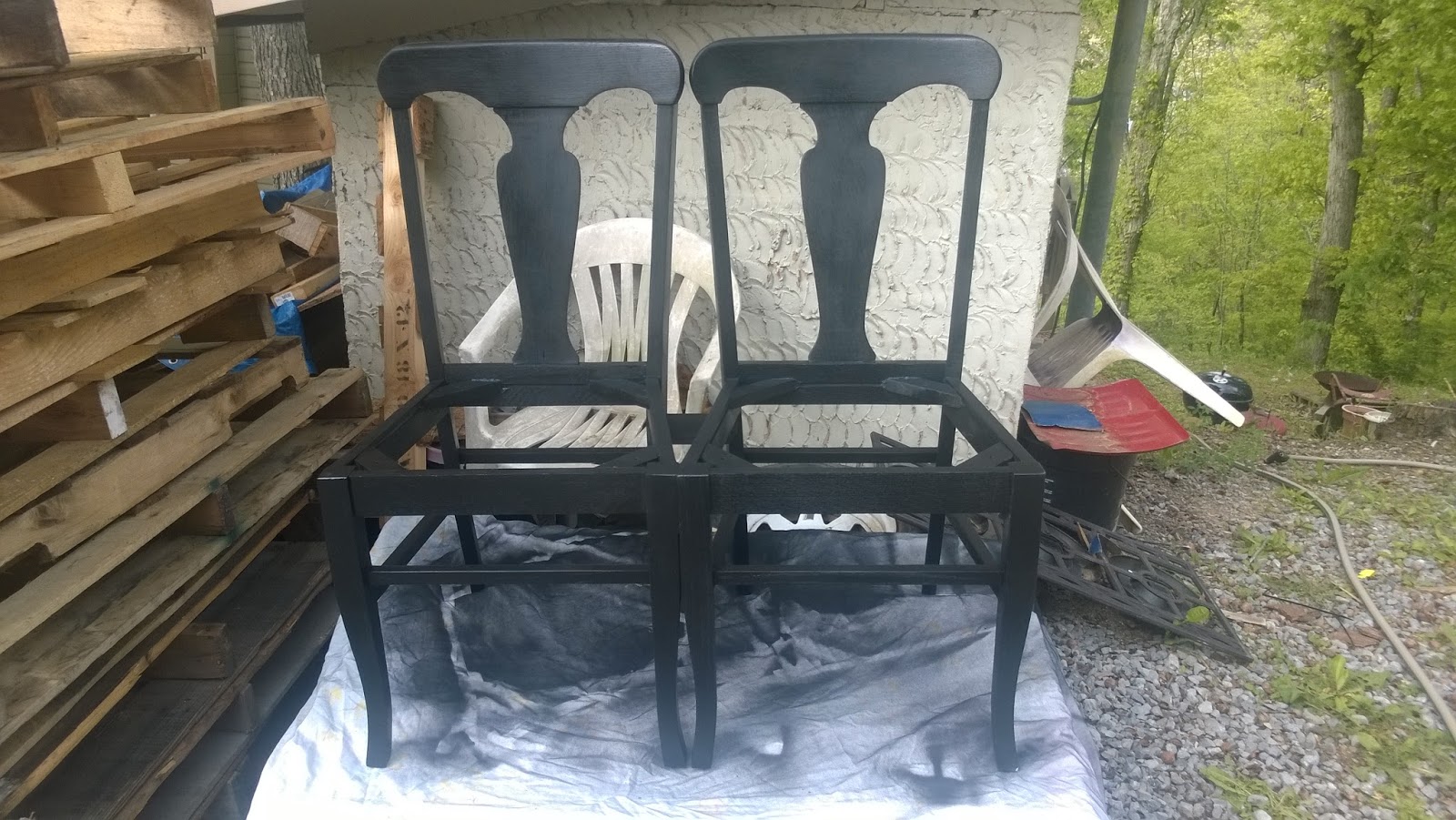 Homespun Redone Antiques What to do with extra dining chairs