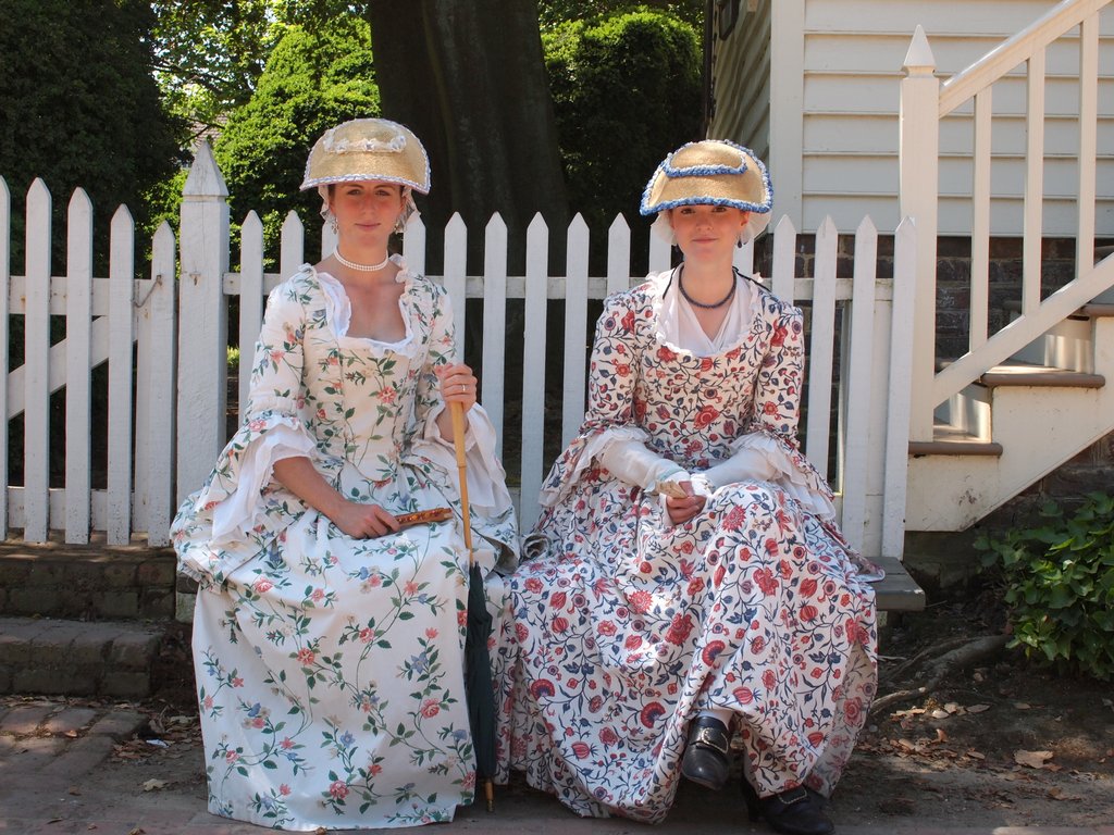 Colonial Williamsburg Part 2 Pink Stripey Socks