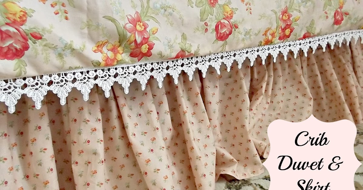 Crib Skirt Tutorial (sewing project) Days of Chalk and Chocolate