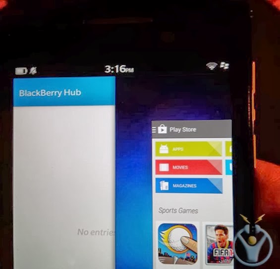 blackberry z10 google play