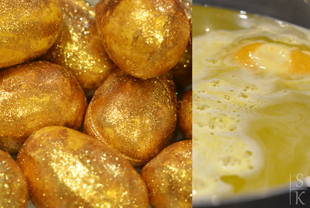 Lush - Golden Egg (Öl-Badebombe)