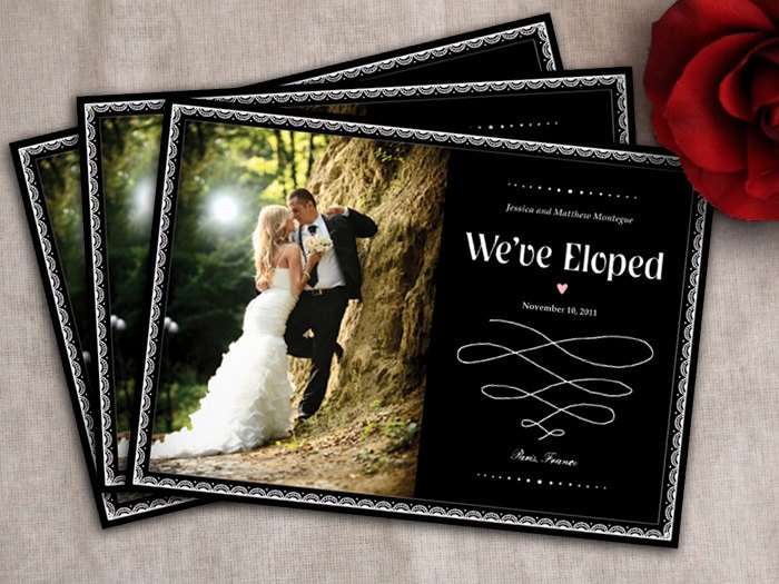 Elope in St Louis: Announcements for Your Elopement