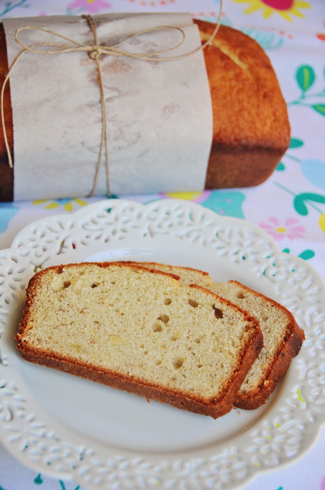 Barefoot and Baking Buttermilk Banana Bread (One Loaf)
