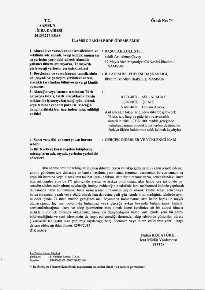 icra takibine itiraz kolhis hukuk burosu