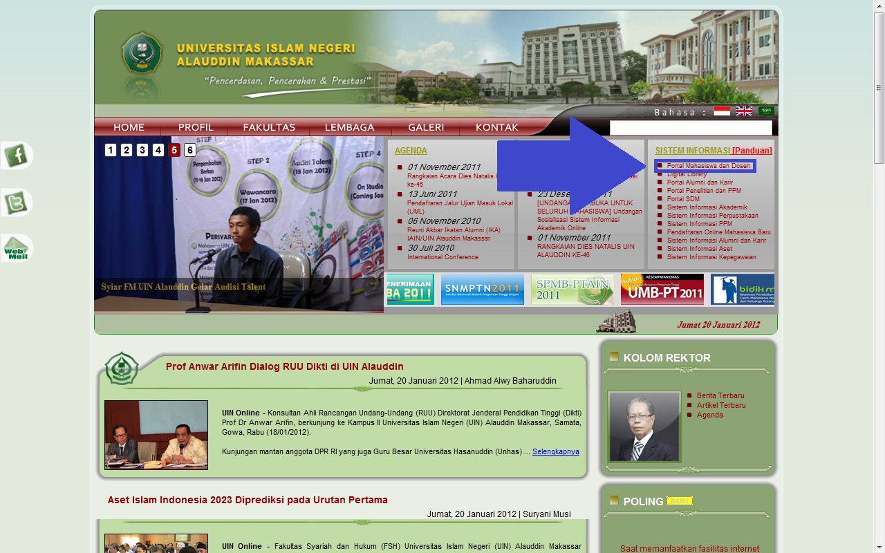 Cara pengurusan KRS Online UIN Alauddin AlAlauddin