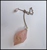 Batu Mulia pendulum Quartz Rose Kecubung Pink