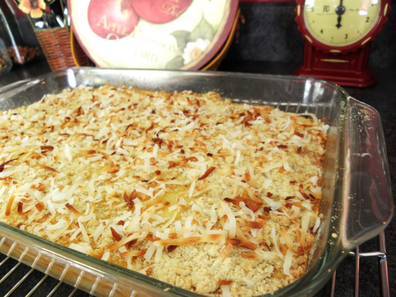 The Cozy Little Kitchen Irresistable Tropical Pineapple & Coconut Bars