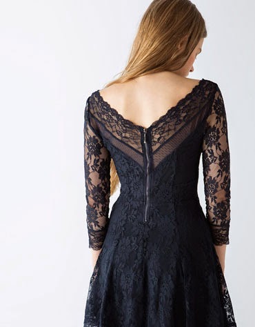 vestidos con blonda para estas navidades