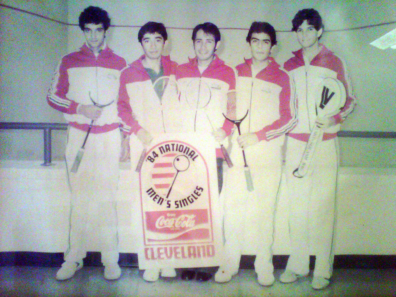 Squash México Historia del squash México campeón Cleveland '84