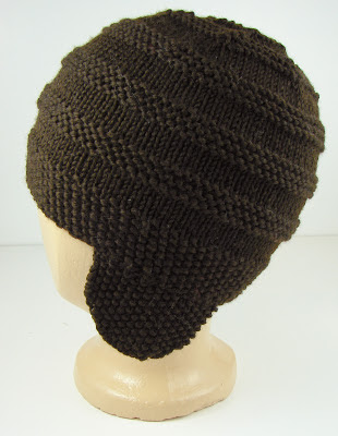 brown knit hat