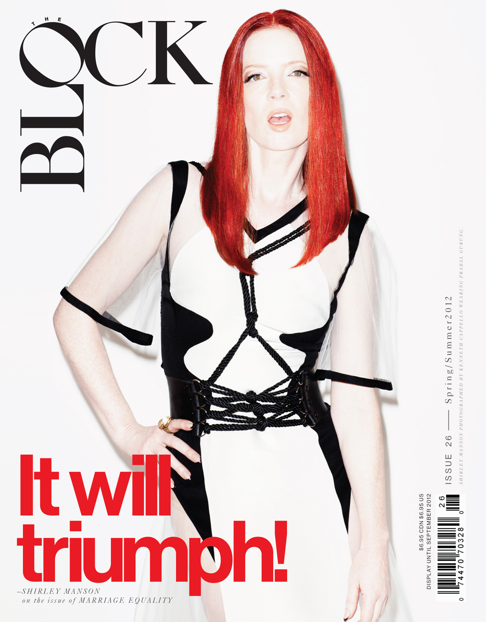 Shirley Manson in The Block Magazine #26 by Kenneth Cappello