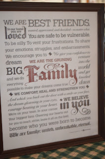 Personalized Family Manifesto 