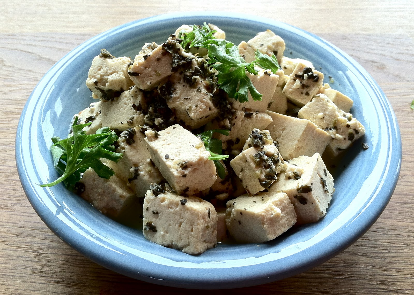 Positively Vegan Tofu Feta It's Greek to Me