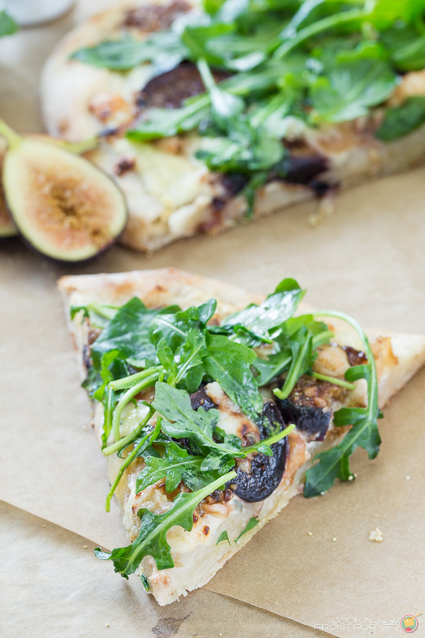 FRESH FIG PIZZA WITH ARUGULA Cooking on the Front Burner