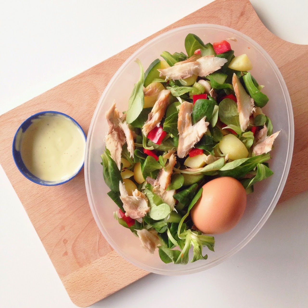Healthy Living in Heels Dutch Meal/Lunch Salad with Mackerel
