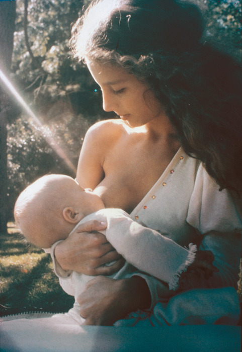 Babies breast fed