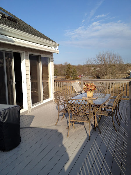 Deck, with awning retracted
