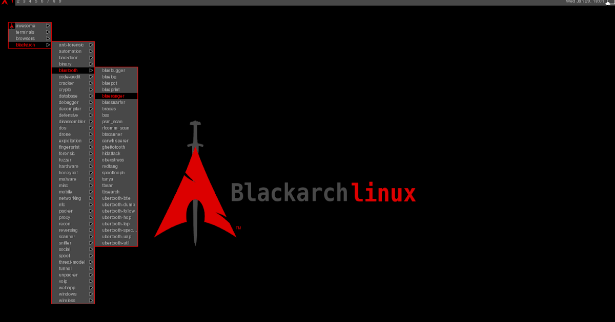 linux blackarch sd card