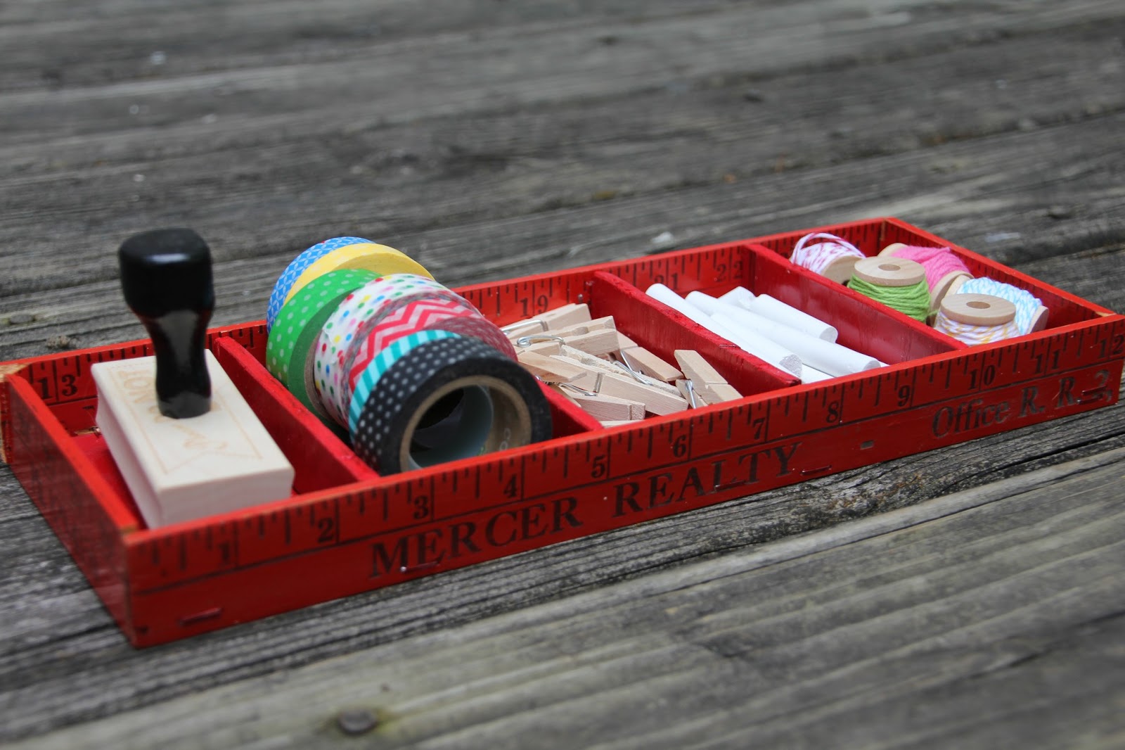 Lovely Little Life DIY Yardstick Box
