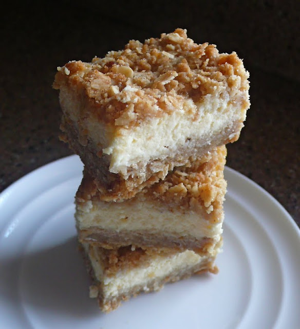 Food Endeavours of the Blue Apocalypse Oat and cheesecake slice