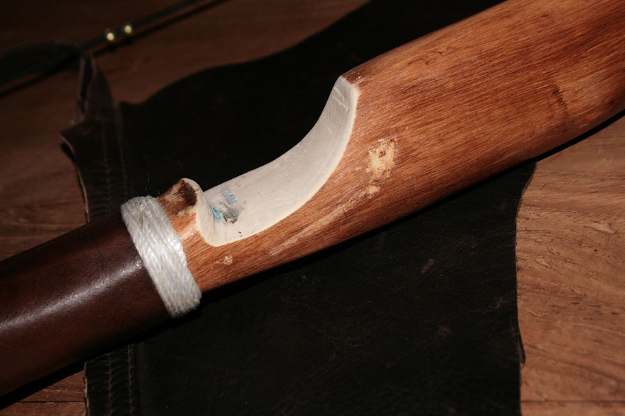 How to create an arrow rest and leather arm guard