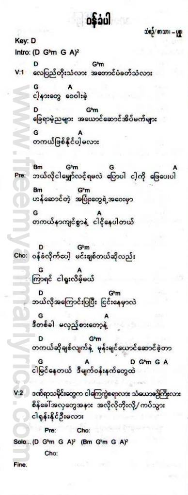 Imp Thar Man Nay Htein Chin