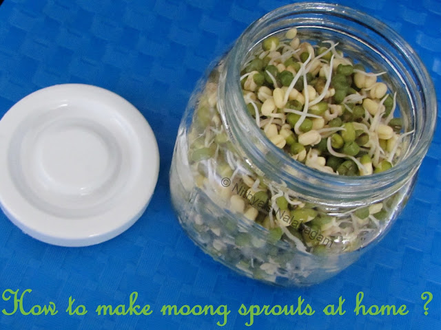 How to sprout moong dal at home