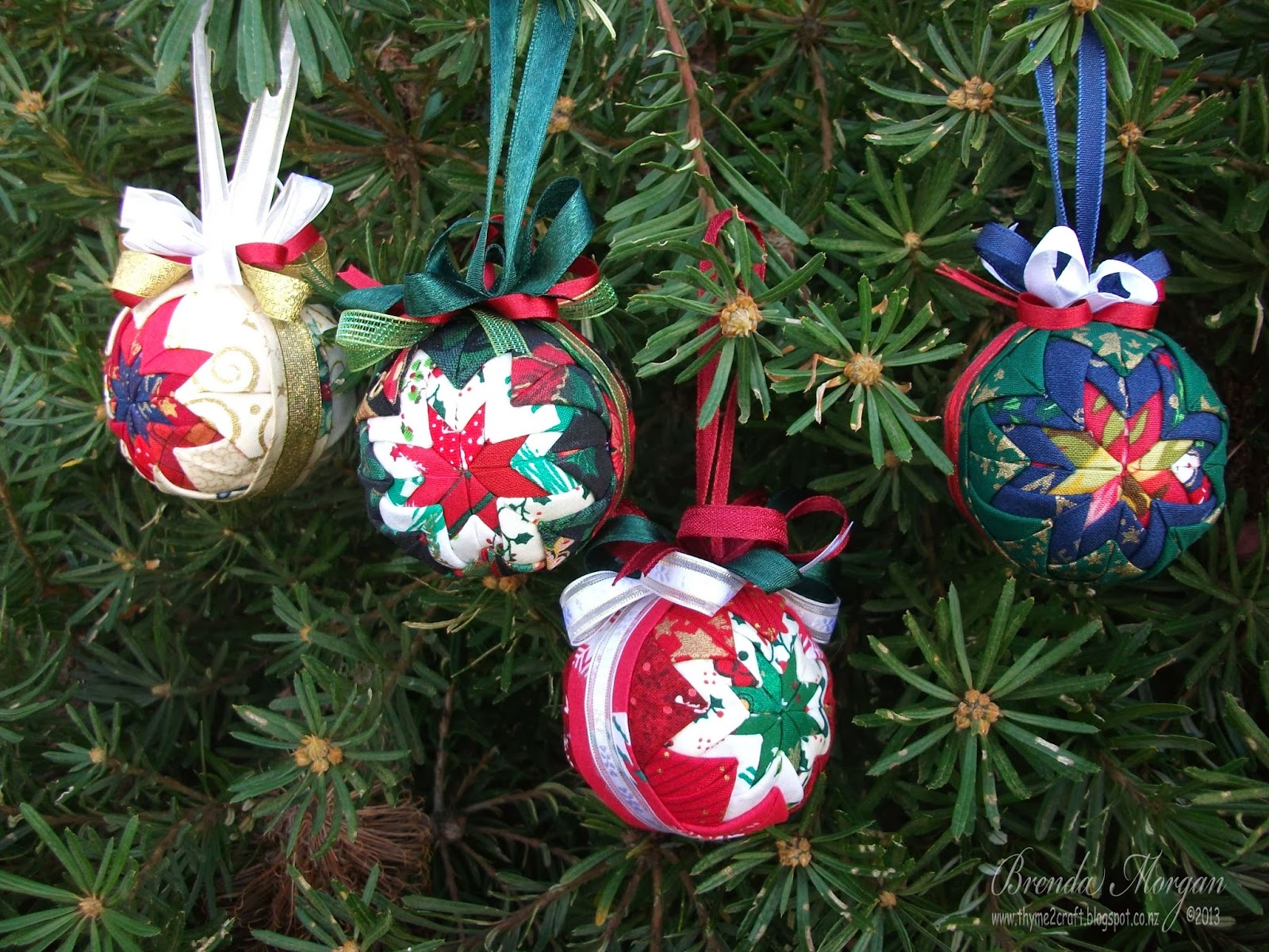thyme 2 craft Xmas Decorations