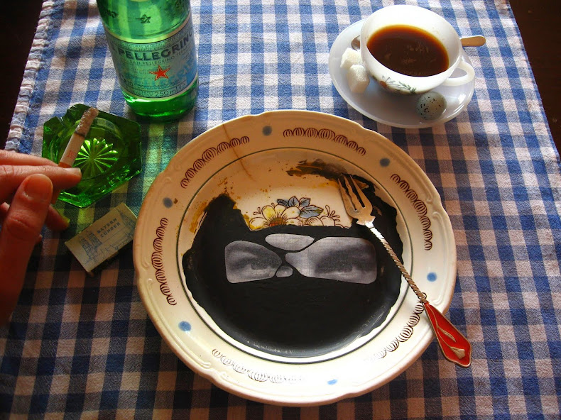 English breakfast by Kokimoto, 2009. Mixed technique, various dimensions