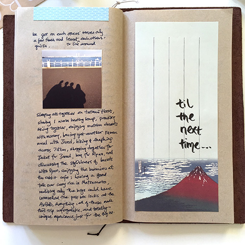 simply yin My Midori Travelers' Notebook Japan Travel Journal