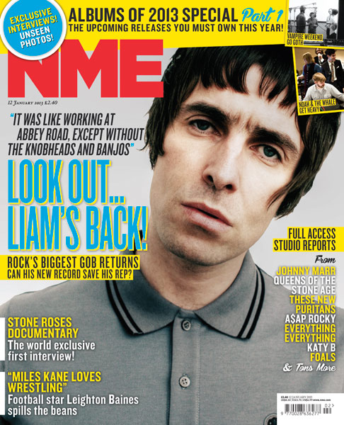 Liam Gallagher's On The Front Of This Week's NME Magazine