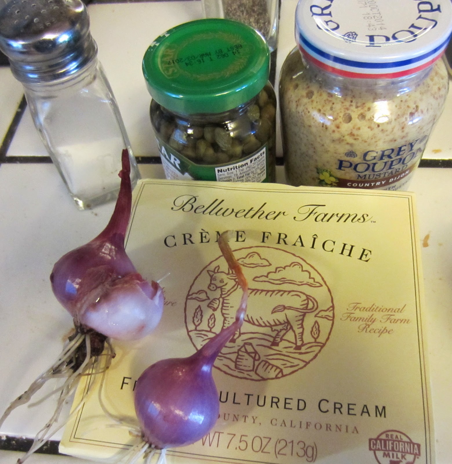 Artists Cooking with Gas Creme Fraiche Mustard Sauce for Fish