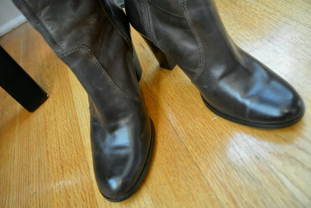 ebay tall brown boots