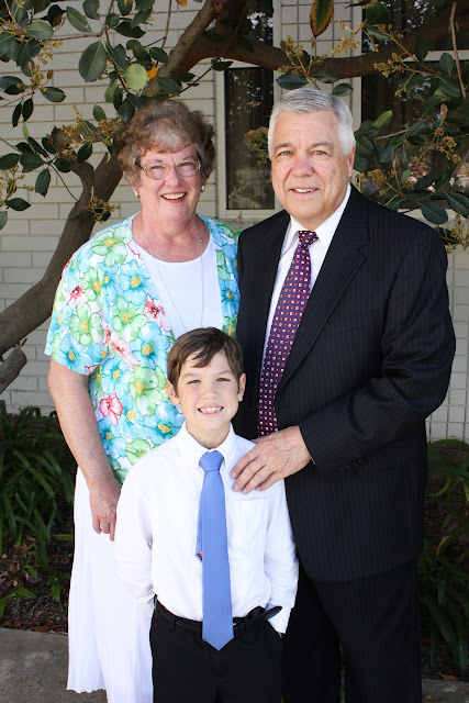 Mike's parents at Eyan's baptism