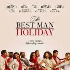 Image is of the movie poster for The Best Man Holiday