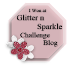 winner 113 challenge Glitter and Sparkle challenge blog