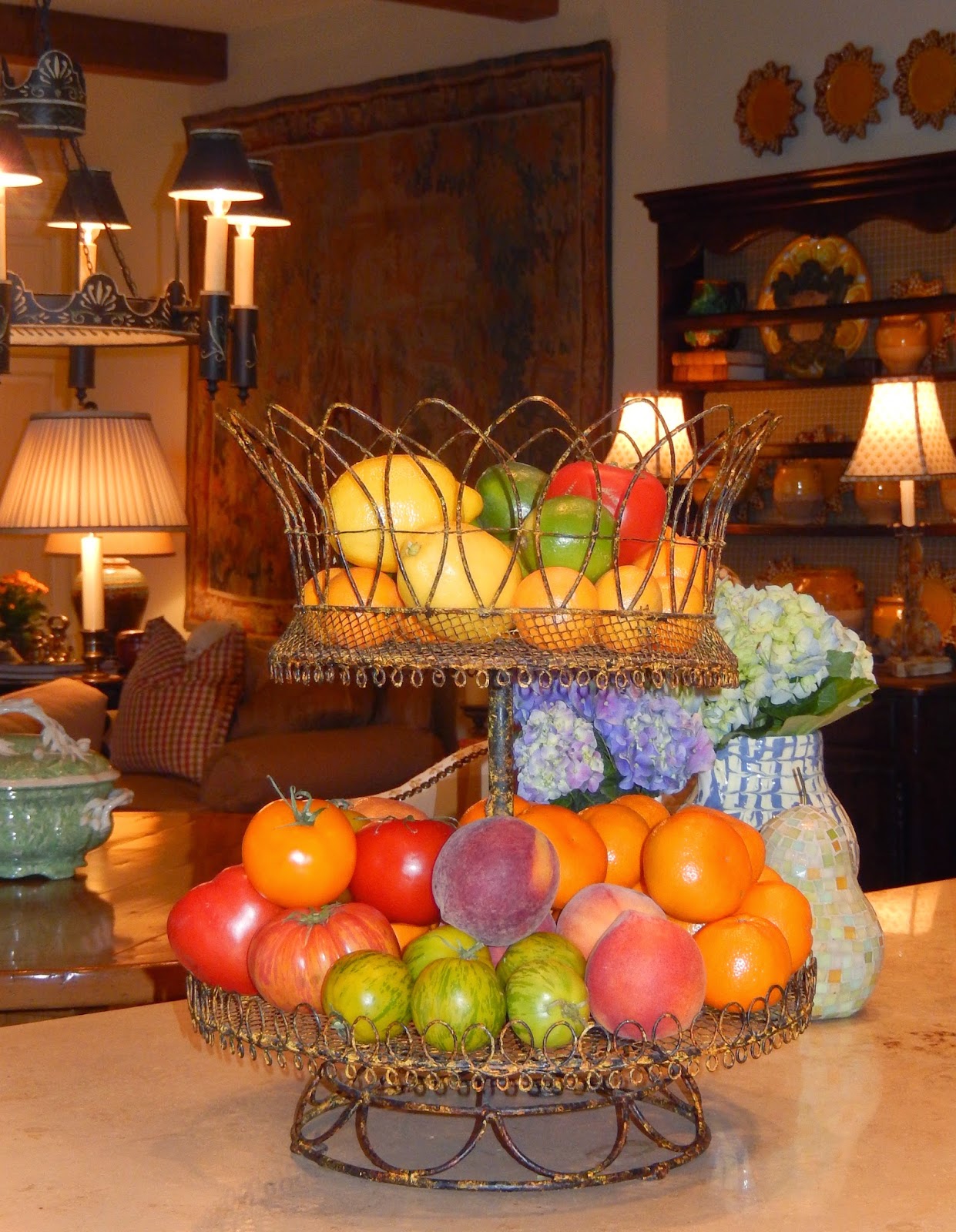 The French Tangerine decorating with fruits and vegetables and a winner