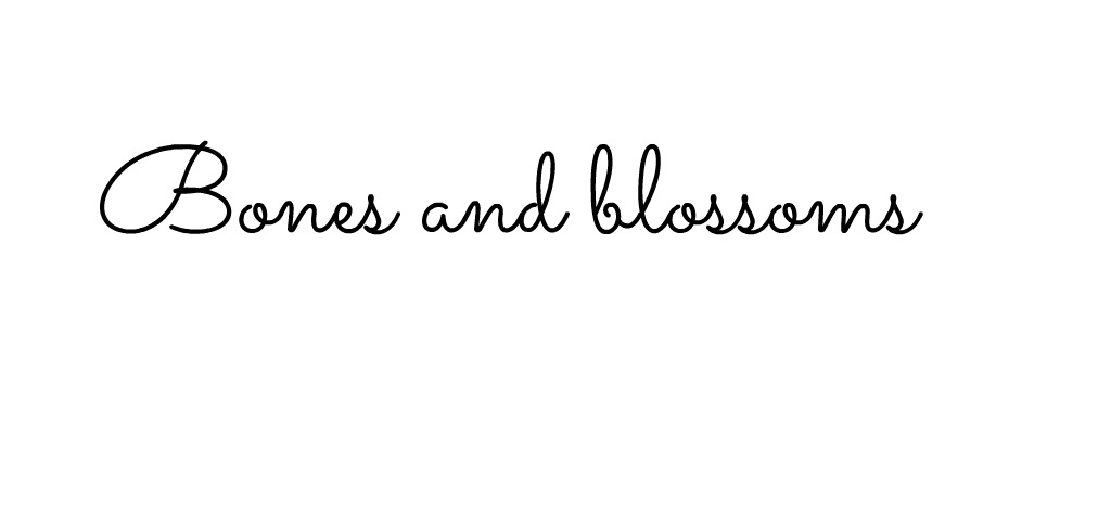 Bones and blossoms