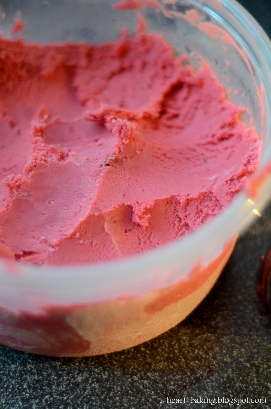 i heart baking! fresh plum ice cream